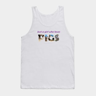 Just A Girl Who Loves Pigs - wildlife oil painting wordart Tank Top